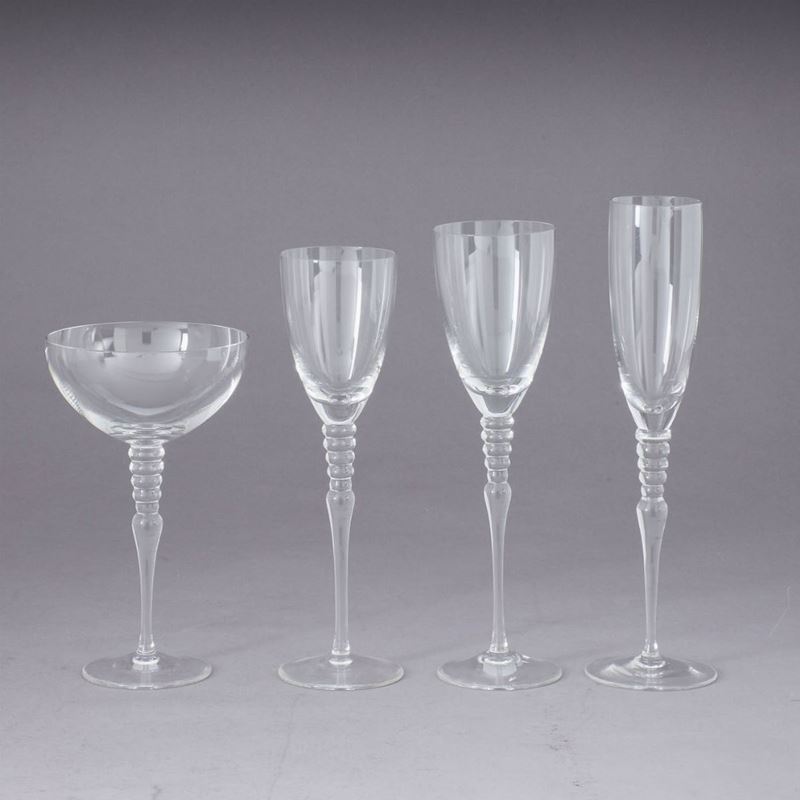 Servizio di bicchieri "Classic Rose"  Germania, Manifattura Rosenthal, 1980 circa  - Auction Table furniture | Cambi Time - Cambi Casa d'Aste