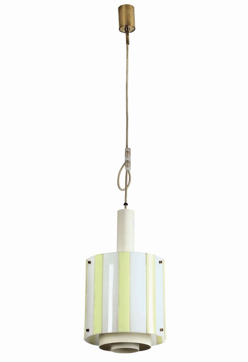 Prod. Stilnovo, a pendant lamp, Italy, 1950s  - Auction Design - Cambi Casa d'Aste
