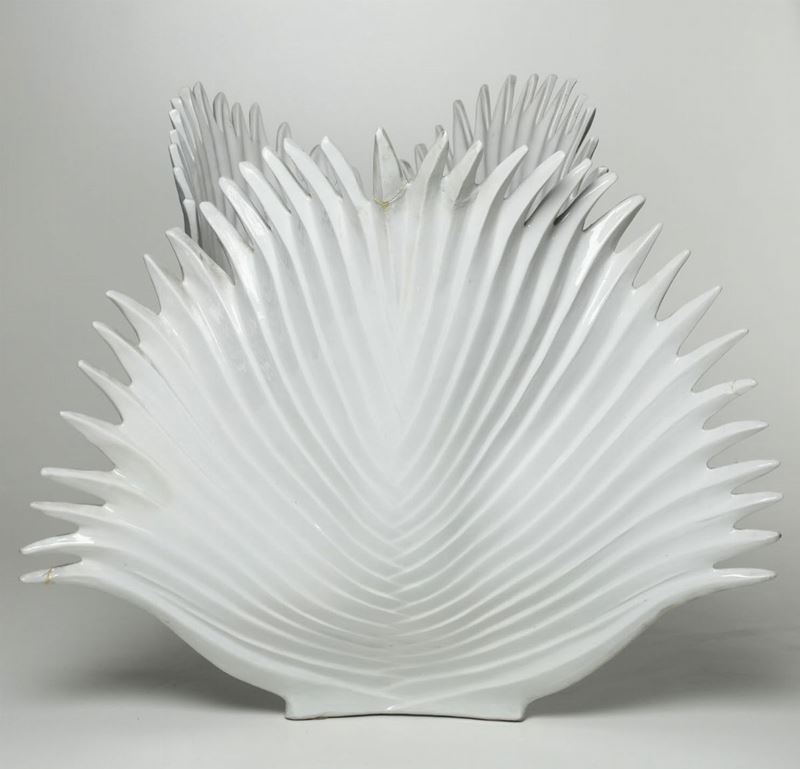 Vaso a forma di felce  - Auction Fine Art January | Cambi Time - I - Cambi Casa d'Aste