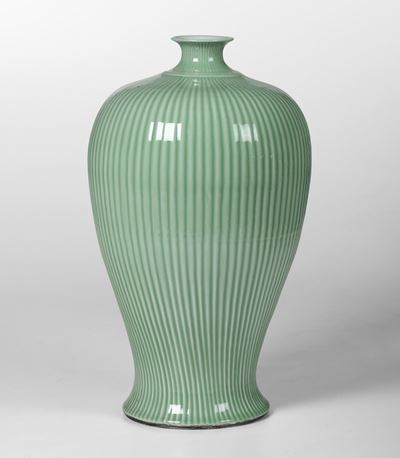 Grande Vaso in Ceramica Smaltata.
