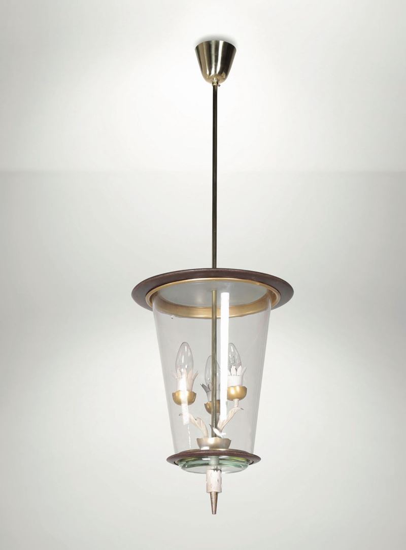 P. Chiesa, a pendant lamp, Italy, 1940s  - Auction Design - Cambi Casa d'Aste