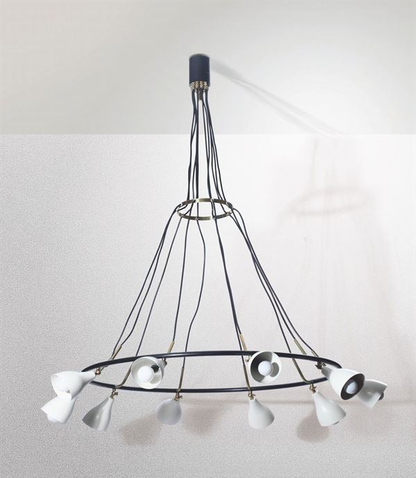 A pendant lamp, Italy, 1960s