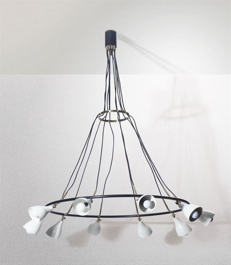 A pendant lamp, Italy, 1960s  - Auction Design - Cambi Casa d'Aste