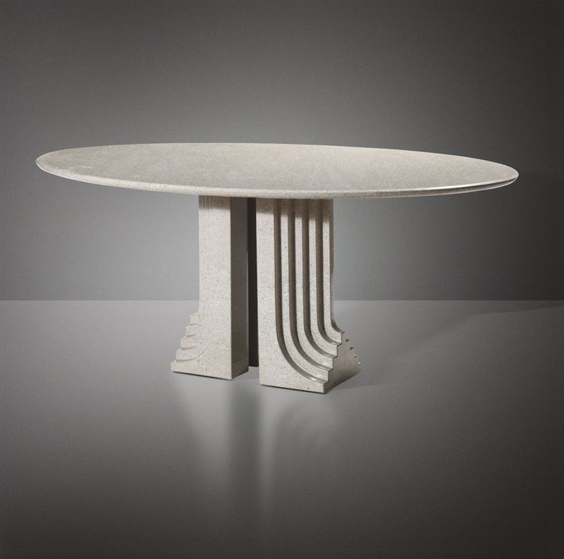 C. Scarpa, a mod. Samo marble table, Italy, 1970s  - Auction Design - Cambi Casa d'Aste