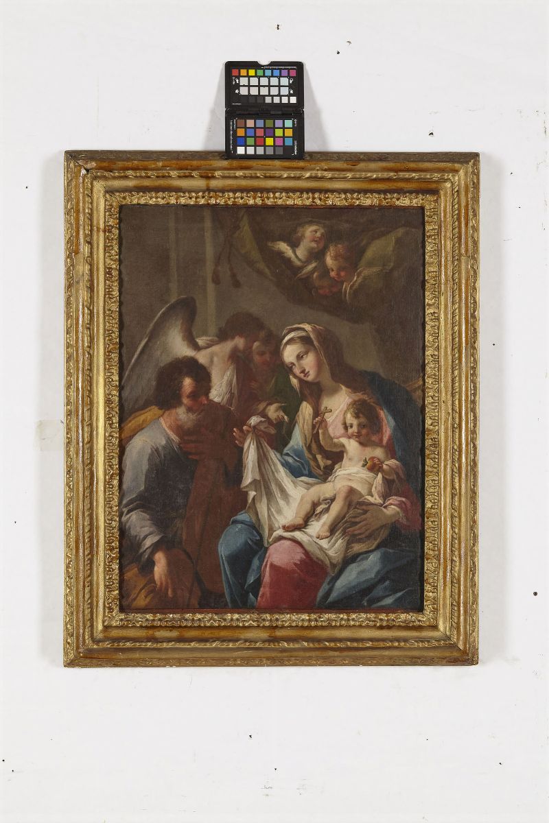 Scuola Francese del XVII Secolo Sacra Famiglia
