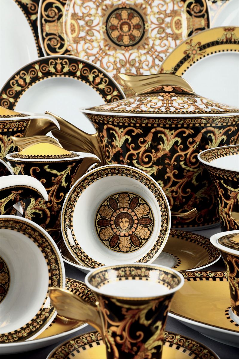 Servizio da Tavola Versace “barocco” Rosenthal, Fine del XX Secolo