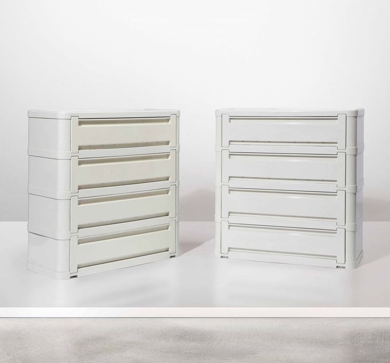 O. Von Bohr, two modular chests of drawers, Italy  - Auction Twentieth-century furnishings | Time Auction - Cambi Casa d'Aste