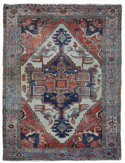Tappeto Heritz, Nord Ovest Persia Fine XIX Secolo