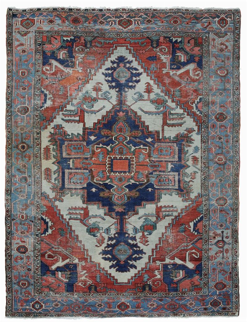 Tappeto Heritz, nord ovest Persia fine XIX secolo  - Auction antique rugs - Cambi Casa d'Aste