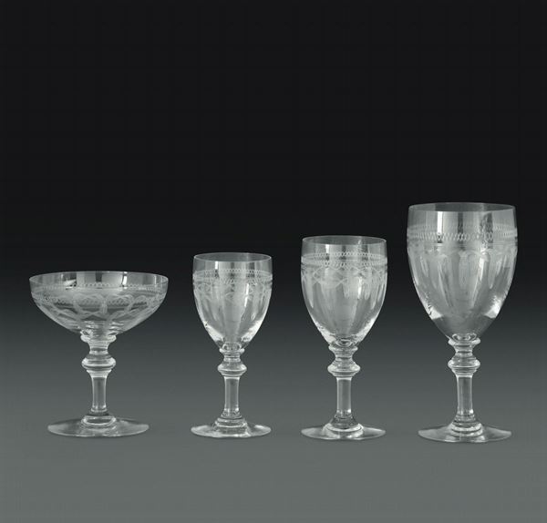 Servizio di bicchieri Seconda metà del XX secolo