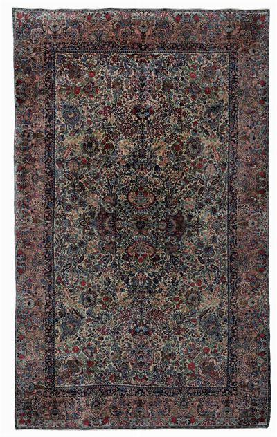 Tappeto Indo Isfahan, Persia Fine XIX Secolo