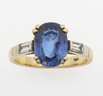 Anello con Zaffiro Sri Lanka, Indicazioni di Riscaldamento