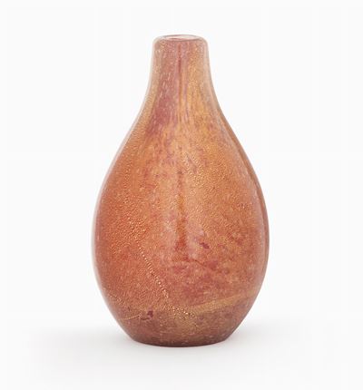 Flavio Poli, Vaso a goccia Seguso Vetri d'Arte, Murano (circa 1940)