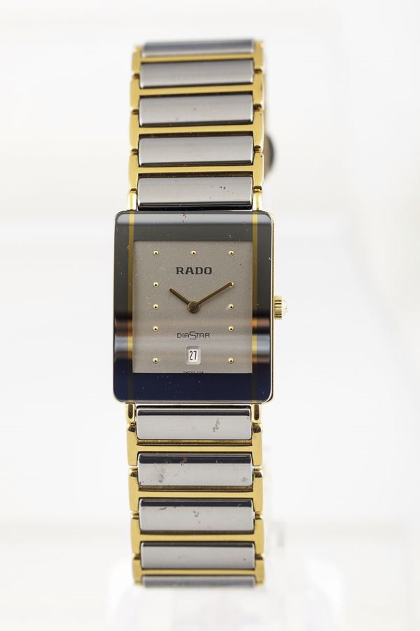 RADO - Stainless steel wristwatch with date at 6 o'clock.