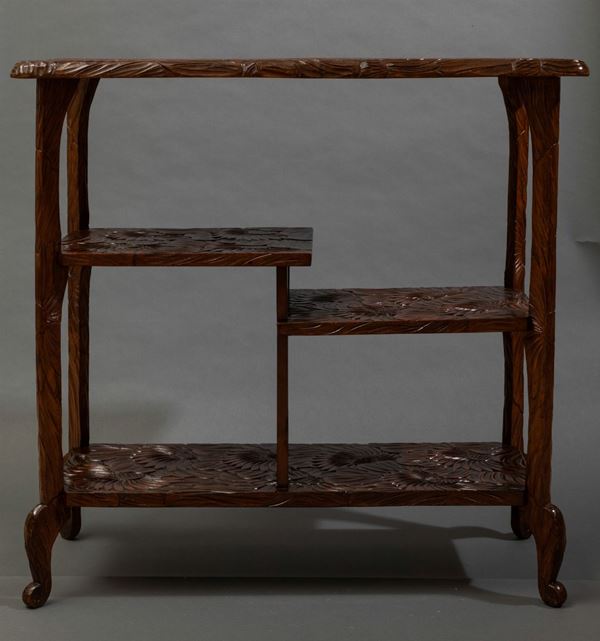 A fruitwood table, Japan, Meiji period (1868-1912)