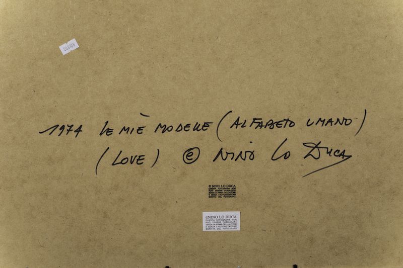 Nino lo Duca (1940)le Mie Modelle (alfabeto Umano), Love, 1974