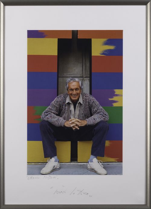 Nino lo Duca (1940)ottavio Missoni nel Suo Studio a Sumirago, 1980