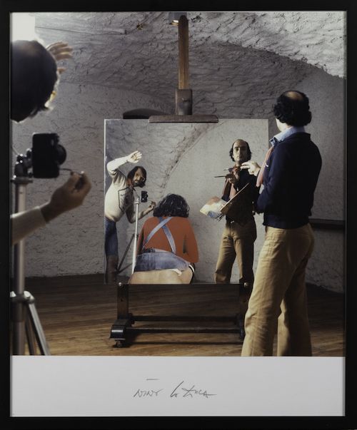Nino lo Duca (1940)michelangelo Pistoletto nello Studio a Salice Dâ€™ulzio (lo Scambio delle Part...