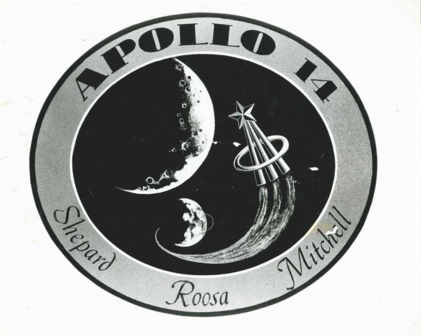 NASA Preparazione lancio Apollo XIV e stemma missione