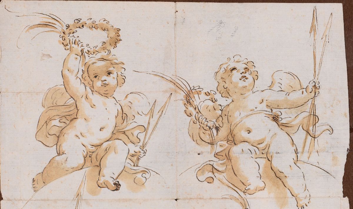 Scuola del XVIII Secolostudio per Figure di Putti