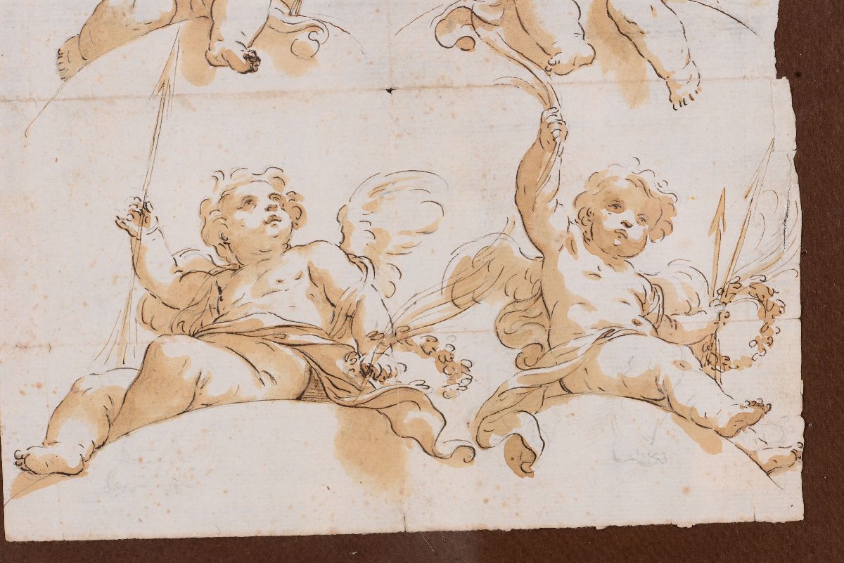 Scuola del XVIII Secolostudio per Figure di Putti