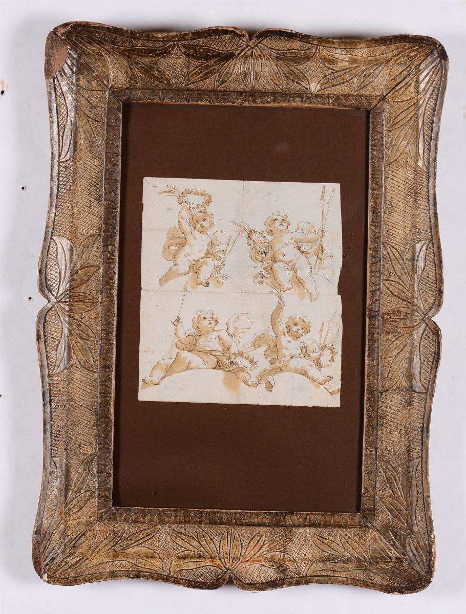 Scuola del XVIII Secolostudio per Figure di Putti