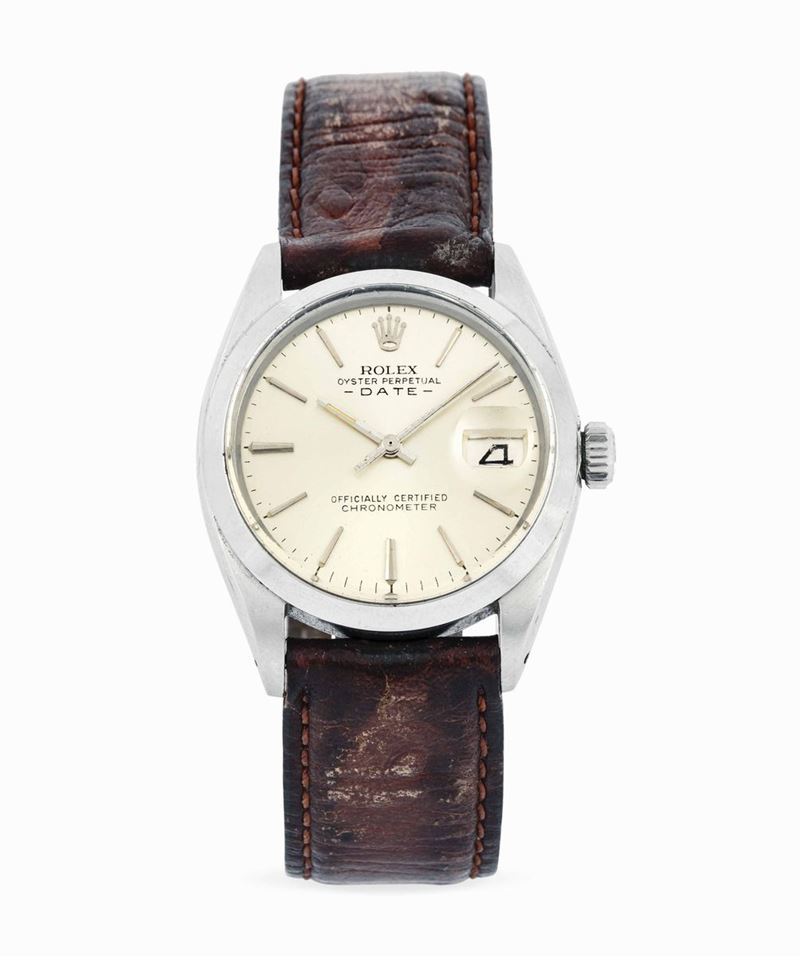 ROLEX - A classic stainless steel Oyster perpetual Date.  - Auction Important Wristwatches and Pocket Watches - Cambi Casa d'Aste