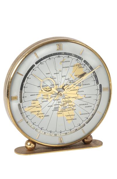 Kundo - Orologio da Tavolo con Indici e Numeri Romani.
