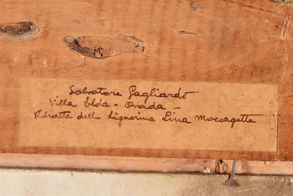 Salvatore Gagliardo (1897-1987)ritratto della Signorina Lina Moccagatta, 1943