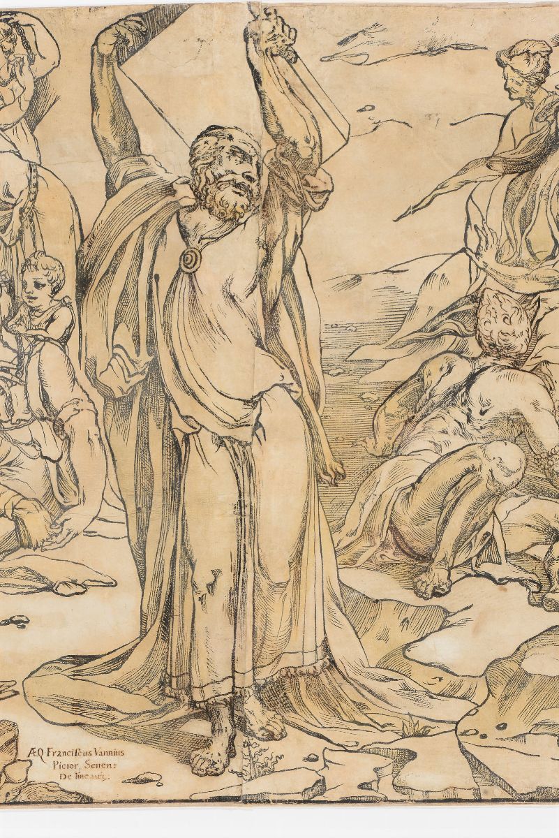 Domenico di Jacopo di Pace Detto il Beccafumi (monteaperti 1486 - Siena 1551) / Andrea Andreani (...