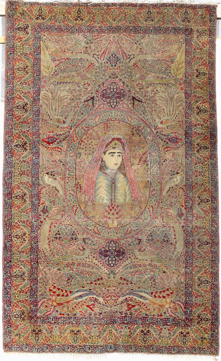 Tappeto Kirman,Persia inizio XX secolo  - Auction Carpets - Time Auction - Cambi Casa d'Aste