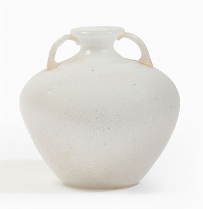 Barovier Seguso & Ferro, Grande vaso pulegoso in vetro di Murano (1936 ca)