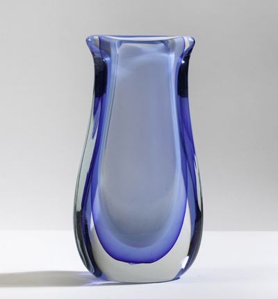Cenedese, Vaso in vetro sommerso, Murano, 1960 ca