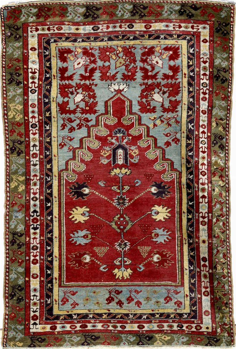 Preghiera Mudjur, XIX secolo  - Auction Carpets - Time Auction - Cambi Casa d'Aste