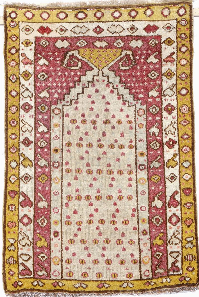 Preghiera Monastir, Anatolia inizio XX secolo  - Auction Carpets - Time Auction - Cambi Casa d'Aste