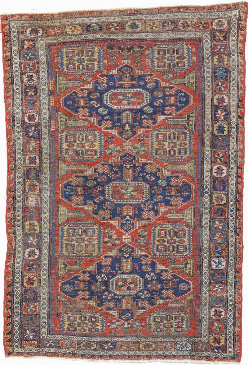 Soumak, Caucaso fine XIX secolo  - Auction Carpets - Time Auction - Cambi Casa d'Aste