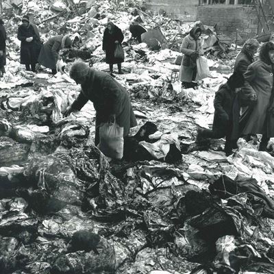 A Leninakan Cotton Factory Destroyed By The Quake, The New Year Arrives. 1 January, 1989