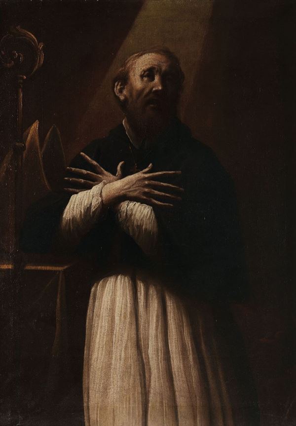 Antonio Cifrondi - Antonio Cifrondi (Clusone 1655 - Brescia 1730) Santo Vescovo