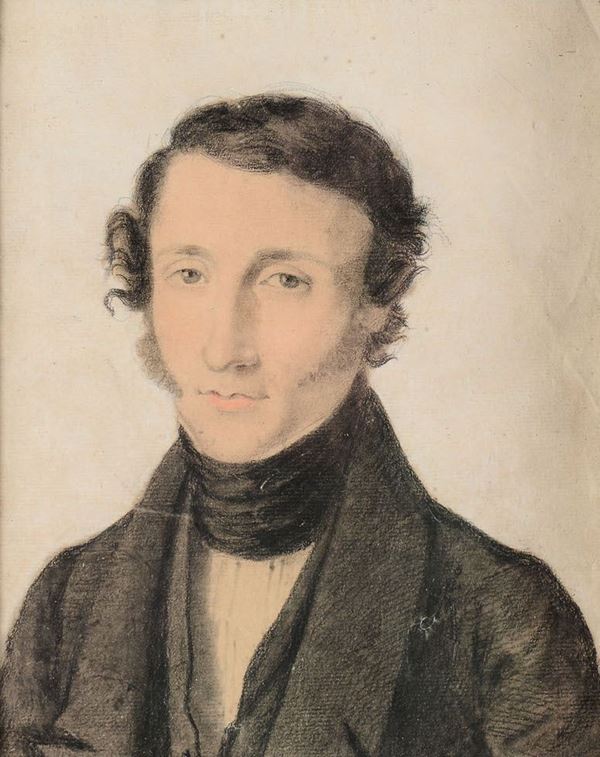 Pittore del XIX-XX secolo Ritratto maschile