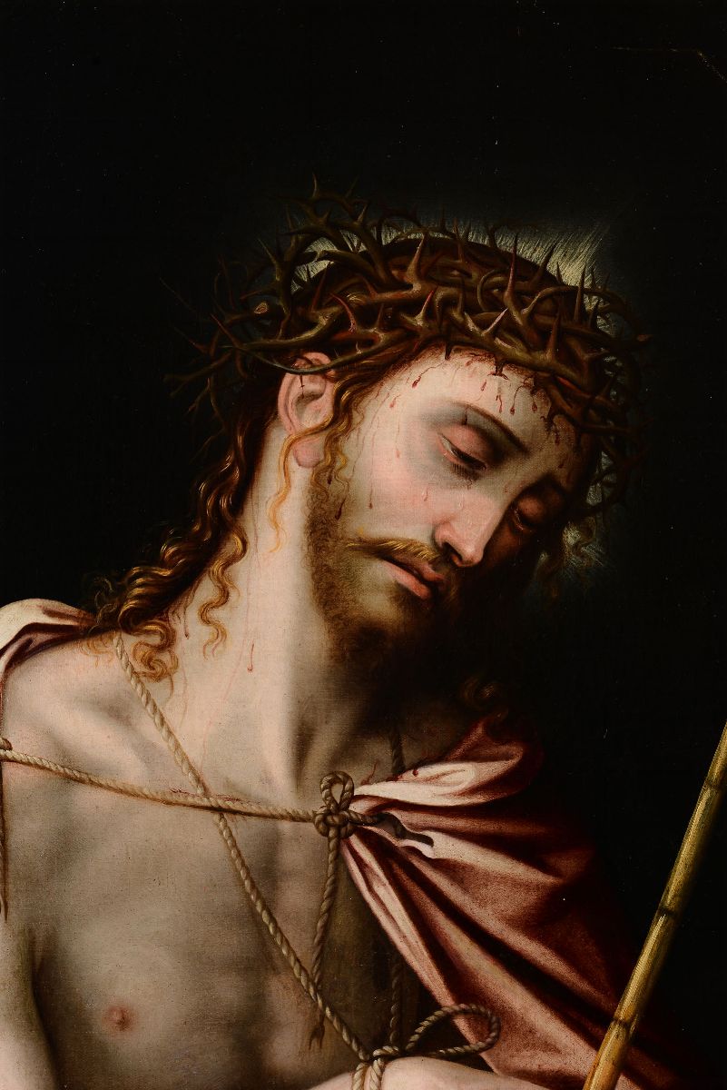 Scuola del Nord Europa del XVI Secolo Ecce Homo