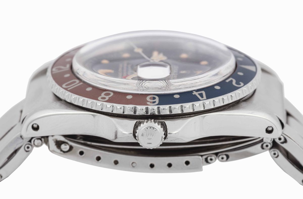 Rolex - Gmt-master 1675 Dual-time in Acciaio con Data al 3. Completo di Scatola e Garanzia.
