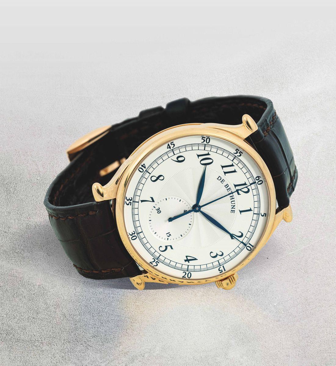 De Bethune - Raro Orologio da Polso in Oro Rosa con Cronografo Monopulsante. Corredato di Scatola...