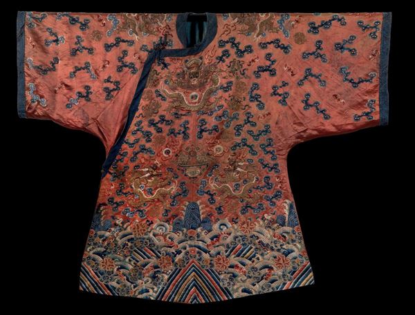 A silk Imperial robe, China, Qing Dynasty