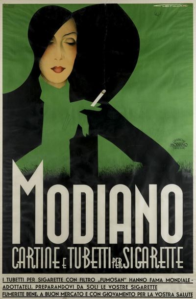 Franz Lenhart (1898-1992)modiano, Cartine e Tubetti per Sigarette