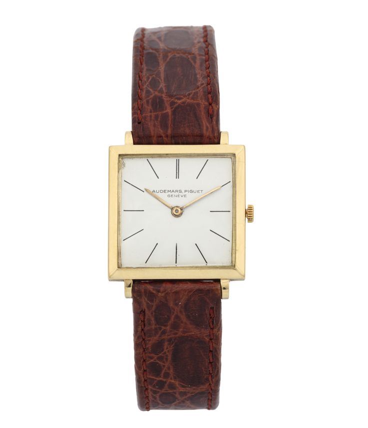 AUDEMARS PIGUET - Yellow gold square shape wristwatch with a review copy.  - Auction Watches | Timed Auction - Cambi Casa d'Aste
