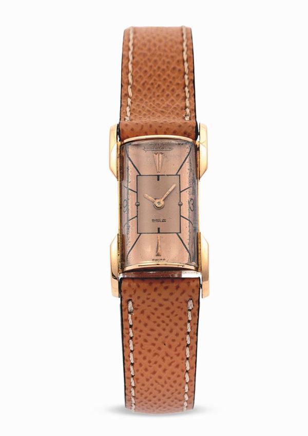 JAEGER LECOULTRE - Rose gold Cilindre Duoplanes.