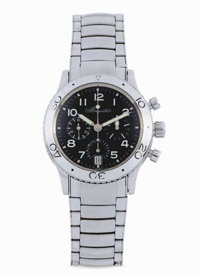 Breguet - Type 20 Orologio da Polso in Acciaio Serie Navale.