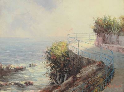 Giuseppe Arigliano (1917-1999)passeggiata di Nervi