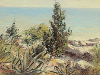 Giuseppe Arigliano (1917-1999)veduta Costiera