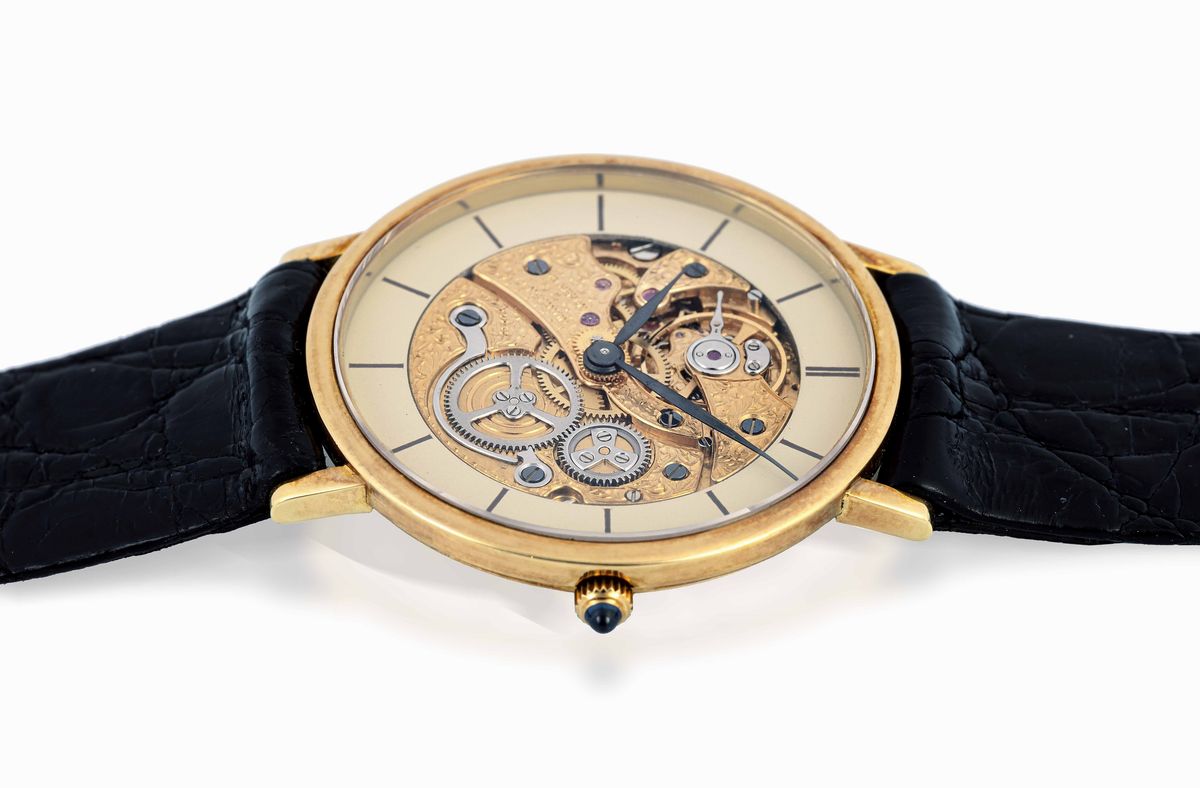 Vacheron & Constantin - Raffinato Orologio da Polso Scheletrato in Oro Giallo. Munito di Garanzia...